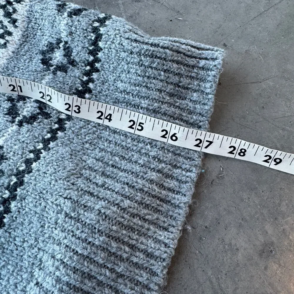 Vintage Y2K American Eagle Outfitters Fair Isle Nordic Knit Cozy Sweater Small - Picture 5 of 5